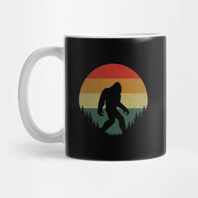 Bigfoot Retro Sunset by Tesszero